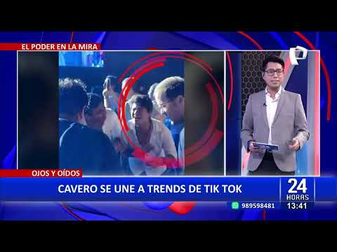 Congreso: Alejandro Cavero utiliza su cuenta de TikTok para demostrar sus dotes para el baile