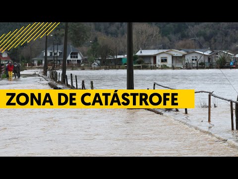 Sistema frontal: Declaran zona de catástrofe para la región del Biobío