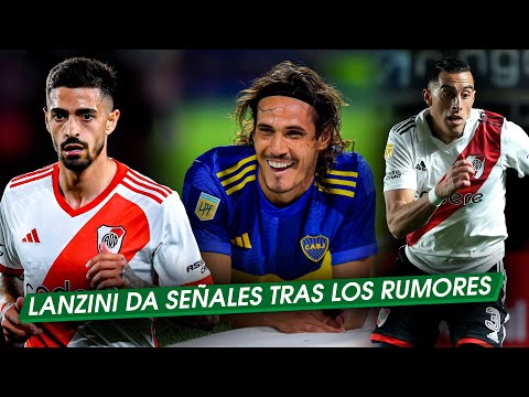 LANZNI habla de su FUTURO en RIVER + Baja para DEMICHELIS +  OJALÁ que CAVANI no haga MAS GOLES