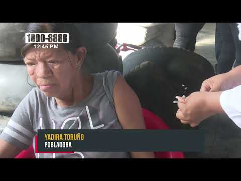 Barrio San José, Managua, recibe jornada de vacunación contra el COVID-19 - Nicaragua