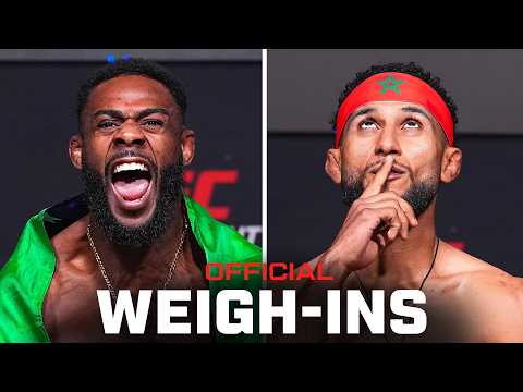 Sterling vs Zalal Weigh-Ins | UFC  Vegas 116