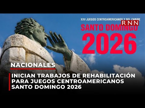 Inician trabajos de rehabilitación para Juegos Centroamericanos Santo Domingo 2026