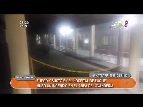 Susto en Hospital de Luque por incendio