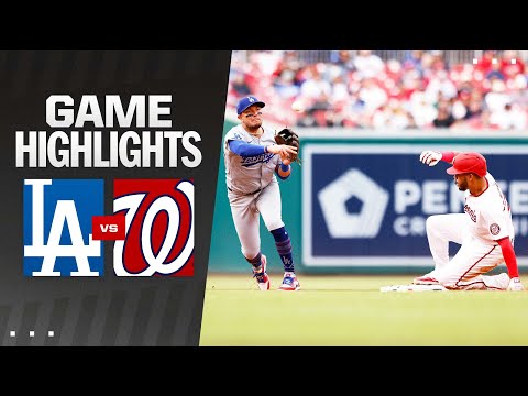 Dodgers vs. Nationals Game Highlights (4/25/24) | MLB Highlights