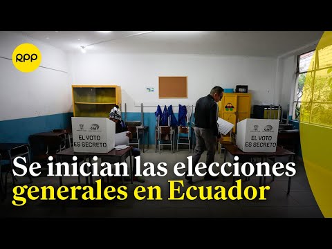 Ecuador enfrenta elecciones presidenciales tras episodios de violencia