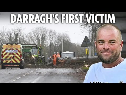 Storm Darragh's first victim revealed as football coach killed when tree fell on his van