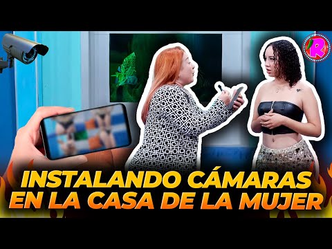 Instalando cámaras en la casa de la mujer | EL REPERPERO