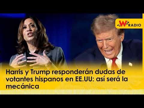 Harris y Trump responderán dudas de votantes hispanos en EE.UU: así será la mecánica