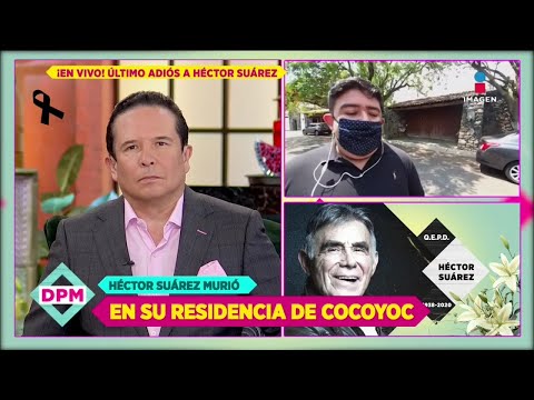 Enlace desde la casa de Héctor Suárez, donde el comediante falleció | De Primera Mano