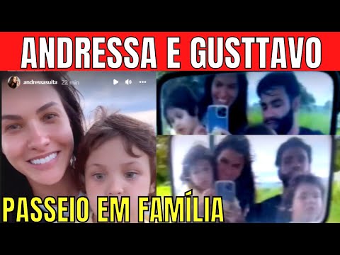Andressa Suita após sumiço APARECE junto com Gusttavo Lima em PASSEIO em família e agita a web.