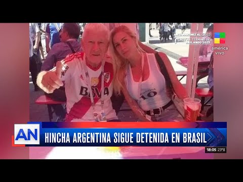 Hincha argentina detenida hace 4 días en Brasil