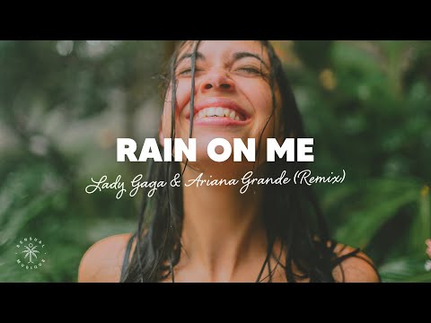 Lady Gaga, Ariana Grande - Rain On Me (Lyrics) Purple Disco Machine Remix