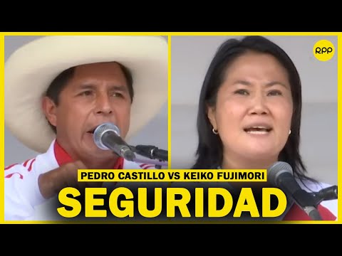 Debate en Chota: Propuestas de Keiko Fujimori y Pedro Castillo para luchar contra la delincuencia