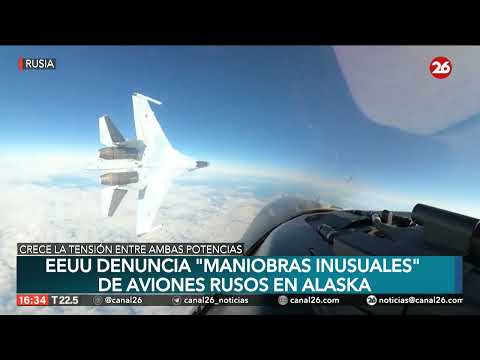 EEUU denuncia maniobras inusuales de aviones rusos en Alaska