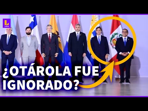 ¿Alberto Otárola fue ignorado durante la foto con los presidentes sudamericano?