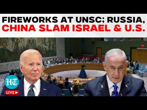 Gaza, Lebanon Crisis At UNSC LIVE | Russia, China Take On Israel & U.S. Over Middle East Conflicts