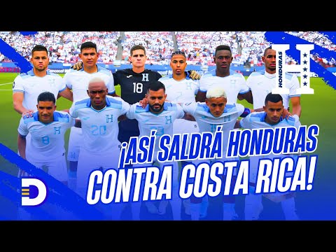 Análisis táctico de la formación que usará Honduras ante Costa Rica por el boleto a Copa América