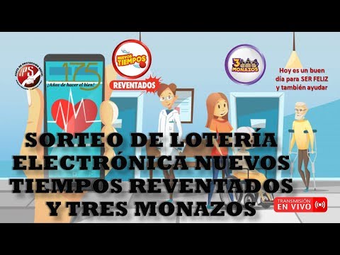 Sorteo Lotería Electrónica Nuevos Tiempos N°17878 y 3 Monazos N°304 del 24/5/2020. JPS (Noche).