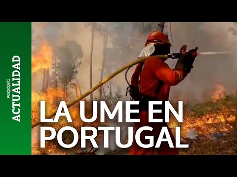 La UME ayuda en los brutales incendios de Portugal