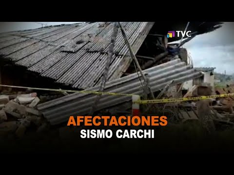 Carchi: sismo dejó pérdidas económicas, daños materiales y secuelas irreparables