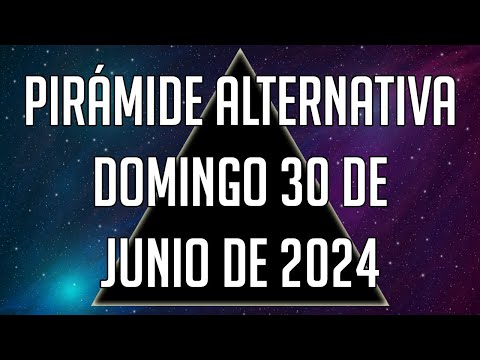 Pirámide Alternativa para el Domingo 30 de Junio de 2024 - Lotería de Panamá
