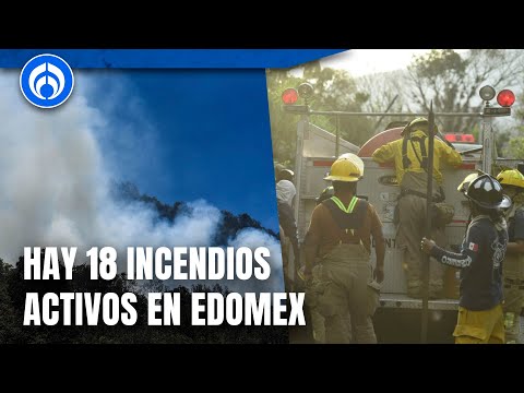 Incendios en Edomex han dejado cinco brigadistas muertos
