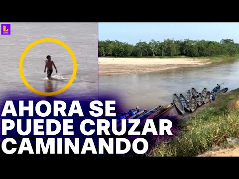 Loreto: Río Paranapura se está secando debido a ola de calor