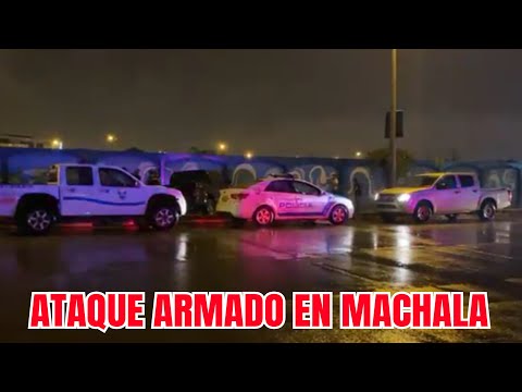 Ataque armado a 1 persona frente al ECU-911 de Machala