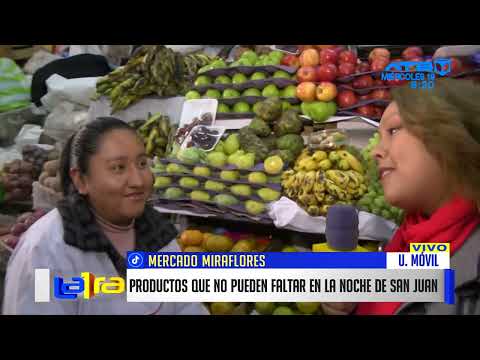 Comerciantes del mercado Miraflores venden gran diversidad de productos para la canasta familiar