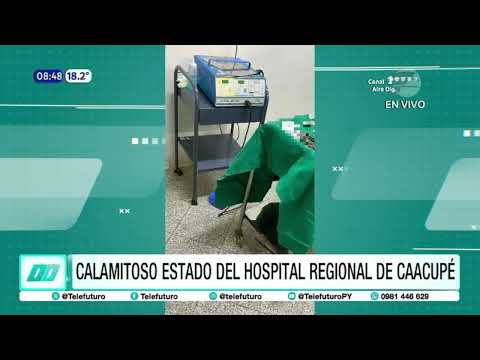 Calamitoso estado del hospital Regional de Caacupé