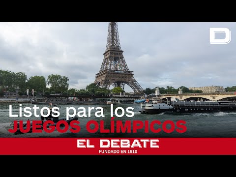 París, preparada para la ceremonia de apertura de los Juegos Olímpicos