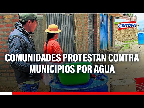 Huancayo: ¡Atención! Comunidades protestan en contra de la privatización del agua