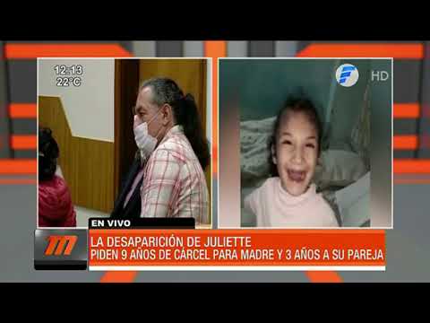 Caso Juliette: Piden 9 años de cárcel para la madre y 3 para el padrastro