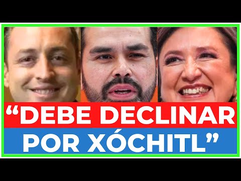 COLOSIO ACEPTA que MÁYNEZ va en SEGUNDO LUGAR y le PIDE que DECLINE por XÓCHITL GÁLVEZ