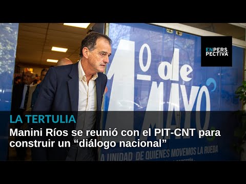 Manini Ríos se reunió con el PIT-CNT para construir un “diálogo nacional”