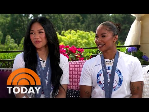 Suni Lee and Jordan Chiles talk Paris medals wins, making TikToks