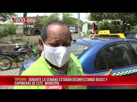 Realizan Prevención de taxis en Tipitapa para prevenir el COVID-19 – Nicaragua
