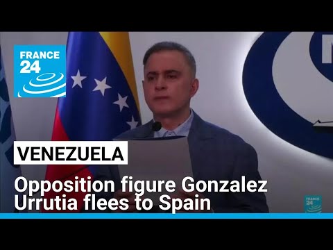 Venezuela's opposition figure flees to Spain, vows to 'continue the fight' • FRANCE 24 English