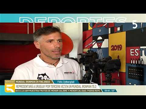 Félix Zilberglajt representará por tercera vez a Uruguay en el Mundial de Medio Ironman en Finlandia