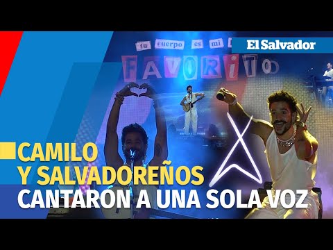 Camilo y su tribu de El Salvador vivieron un concierto emotivo