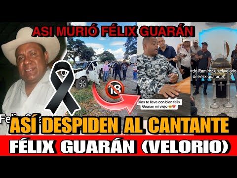 Asi DESPIDEN al CANTANTE Felix Guaran tras MUERTE Asi MURIO cantante de música llanera Félix Guarán