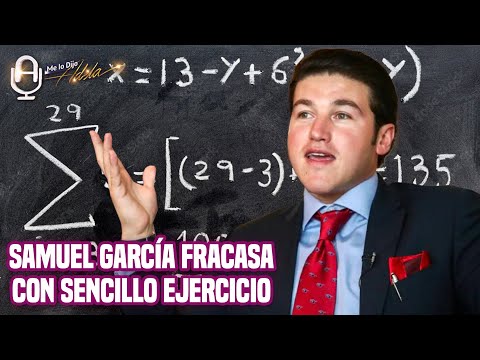 SAMUEL GARCÍA hace TREMENDO OSO con una OPERACIÓN MATEMÁTICA de PRIMARIA