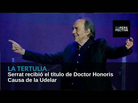 Serrat recibió el título de Doctor Honoris Causa de la Udelar