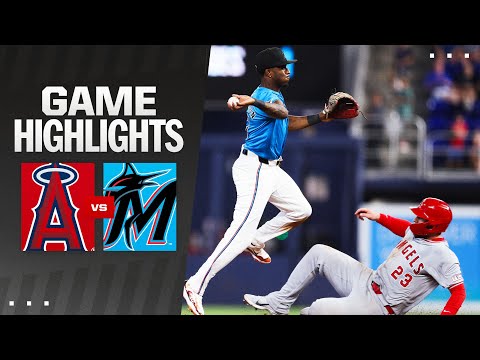 Angels vs. Marlins Game Highlights (4/3/24) | MLB Highlights