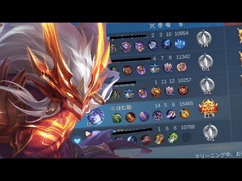 モスコブで味方をハイパーキャリーした試合【モバレ/モバイルレジェンド/Mobile Legends】