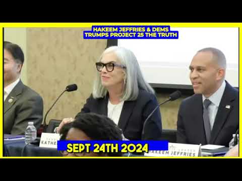 Hakeem Jeffries & dems DESTROYS GOP Project 25 BOMBSHELL Truth hearing