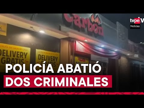 Chimbote: policía abate delincuentes que intentaron asaltar pollería