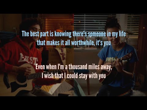 Even When/The Best Part Lyric Video | HSMTMTS S2 - Olivia Rodrigo & Joshua Bassett