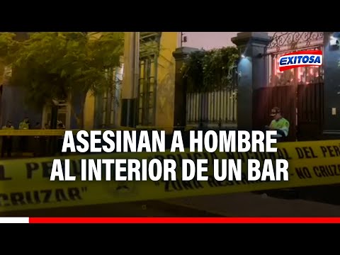 Barranco: Asesinan a un hombre al interior de un bar y tres personas resultaron heridas