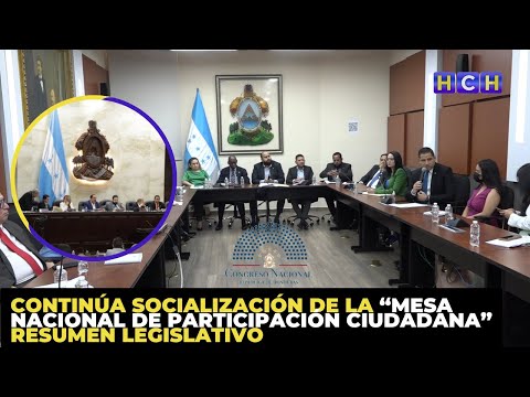 Continúa socialización de la “Mesa Nacional de Participación Ciudadana” | Resumen Legislativo